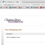 PayPal checkout branded with foundation logo