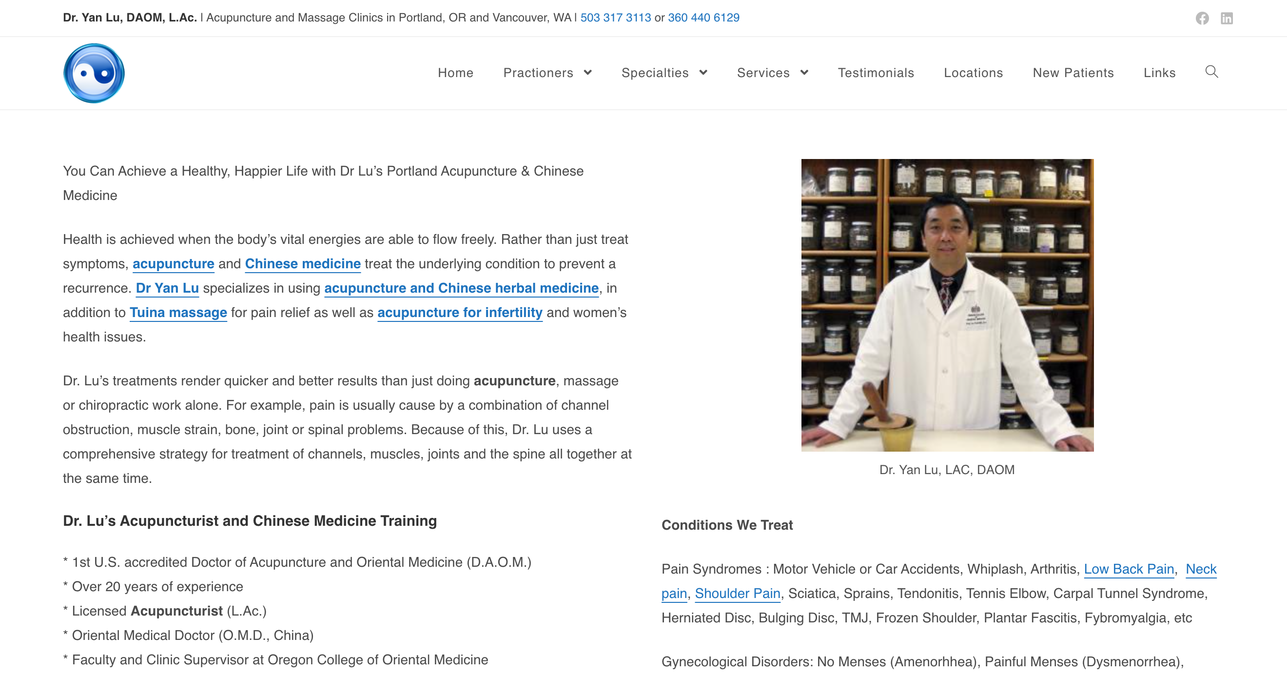 Dr. Lu Acupuncture Tualatin , LLC